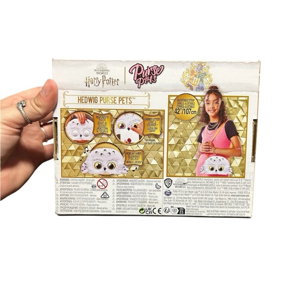 Harry Potter Hedwig Purse Pets Interactive Owl Wizarding World New In Box - Picture 3 of 3